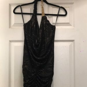 Sky short halter dress